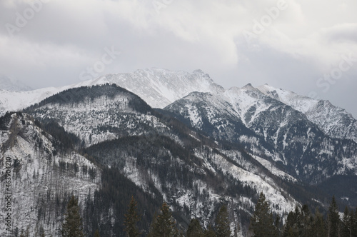 Tatra mountains in winter, Europe