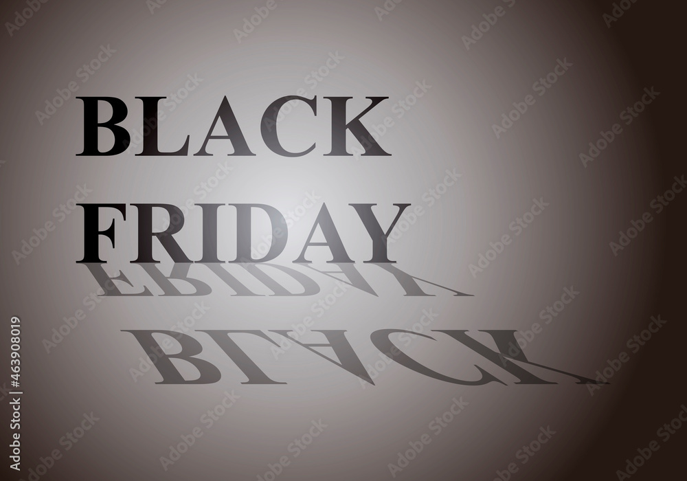Obraz premium Cartel de blackfriday con fondo gris y negro.