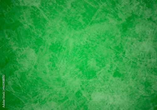 Fondo decorativo verde de pared manchada.