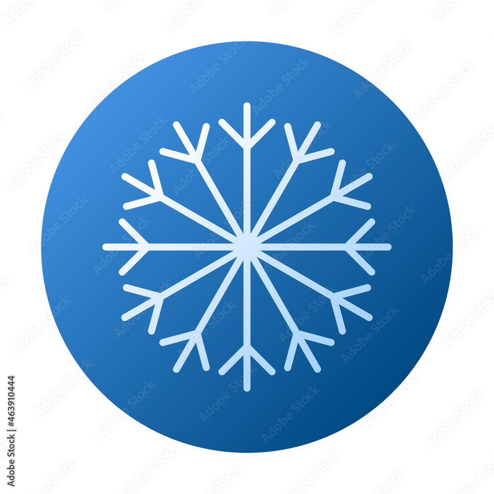 Snowflake linear icon. Sign of blue snowflake for xmas symbol, new year decoration, Christmas web banner. Vector icon ice, snow emblem. Festive winter season logotype. Minimalist flat illustration. Snowflake linear icon. Sign of blue snowflake for xmas symbol, new year decoration, Christmas web banner. Vector icon ice, snow emblem. Festive winter season logotype. Minimalist flat illustration.