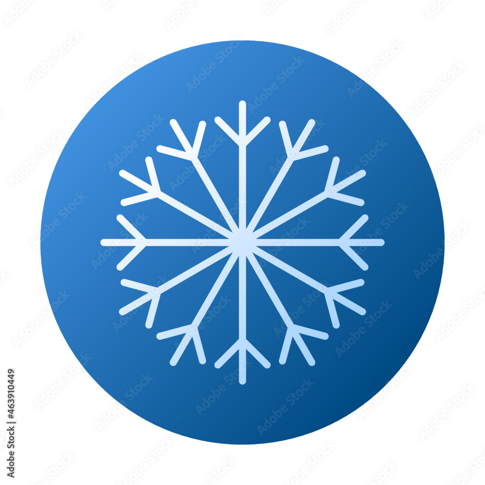 Snowflake linear icon. Sign of blue snowflake for xmas symbol, new year decoration, Christmas web banner. Vector icon ice, snow emblem. Festive winter season logotype. Minimalist flat illustration. Snowflake linear icon. Sign of blue snowflake for xmas symbol, new year decoration, Christmas web banner. Vector icon ice, snow emblem. Festive winter season logotype. Minimalist flat illustration.