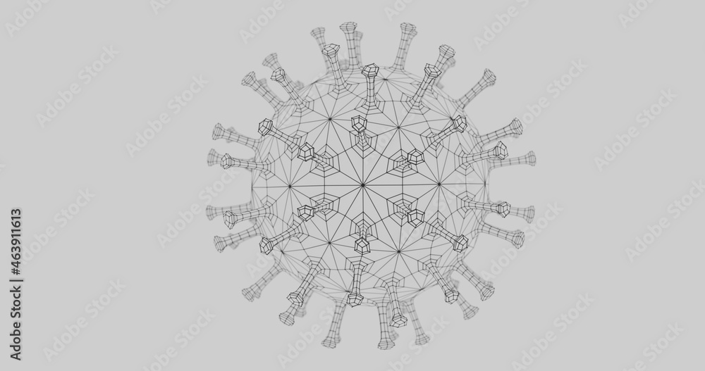 Obraz premium 3d wireframe render