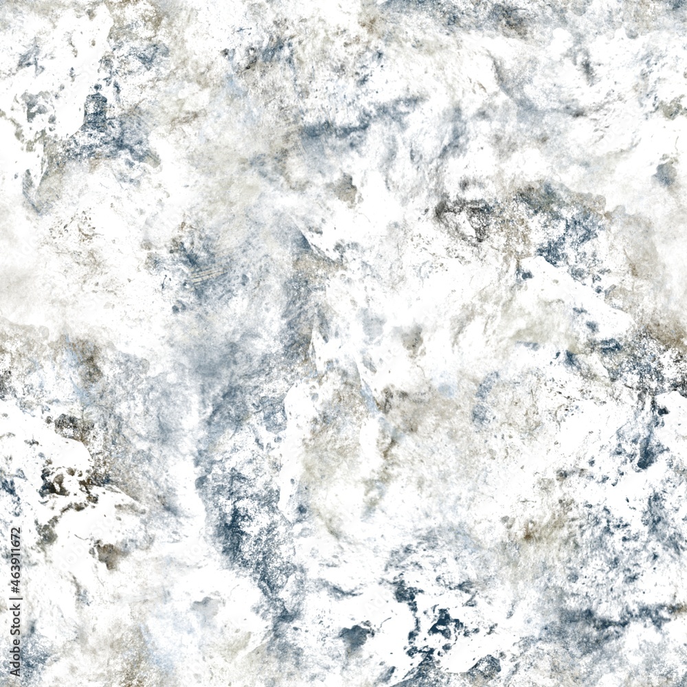 Seamless neutral and white grungy classic abstract surface pattern design for print. High quality illustration. Monochrome earth colored design with white pattern design overlay. Repeat graphic swatch