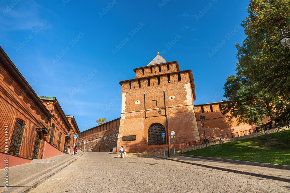 The Kremlin is the oldest part of Nizhny Novgorod, Russia.