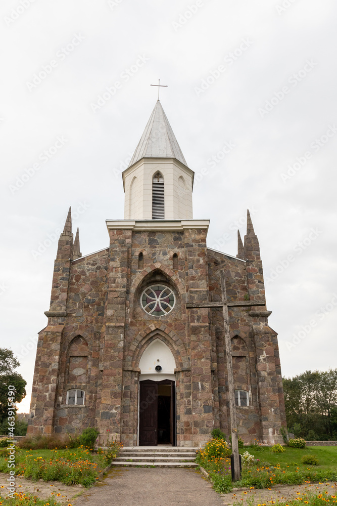 Church of the Virgin Mary Rosaria - a Catholic church in the agro-town Peski, Grodno region, Belarus