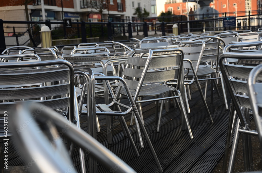 hospitality industry, empty restaurant, closed, social distancing, covid19, pandemic hospitality industry, empty restaurant, closed, social distancing, covid19, pandemic