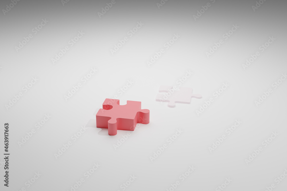 puzzle on a wall. red puzzle piece. purple puzzle piece. jigsaw puzzle game. 3d business concept. business solution. 3d render puzzle on a wall. red puzzle piece. purple puzzle piece. jigsaw puzzle game. 3d business concept. business solution. 3d render