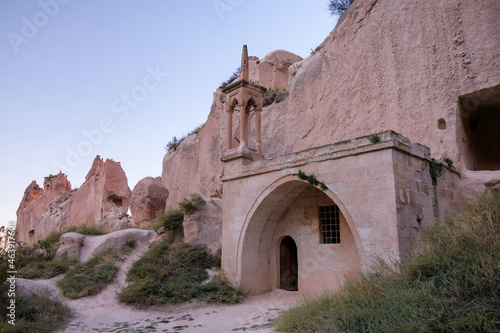 Zelve Open Air Museum. Carved Rooms in Zelve Valley, Cappadocia, Turkey