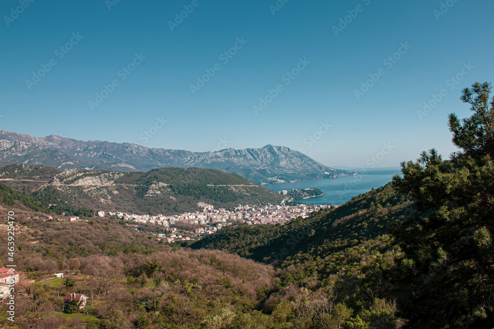 Budva View from the Mountain