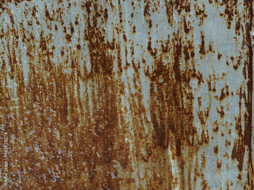 Rusty metal plate surface