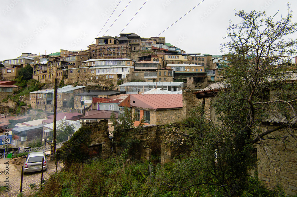 houses in the mountains, Dagestan