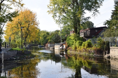 Lachine Canal in Montreal city