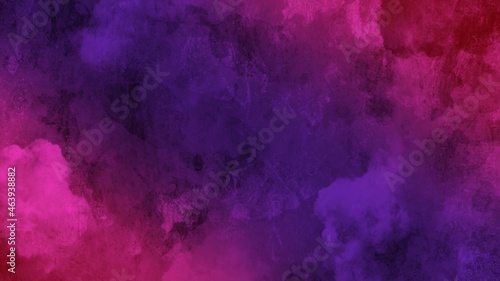 Abstract background painting art with purple, pink and red paint brush for presentation, website, halloween poster, wall decoration, or t-shirt design.