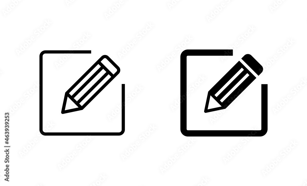 Edit icons set. edit document sign and symbol. edit text icon. pencil. sign up Edit icons set. edit document sign and symbol. edit text icon. pencil. sign up