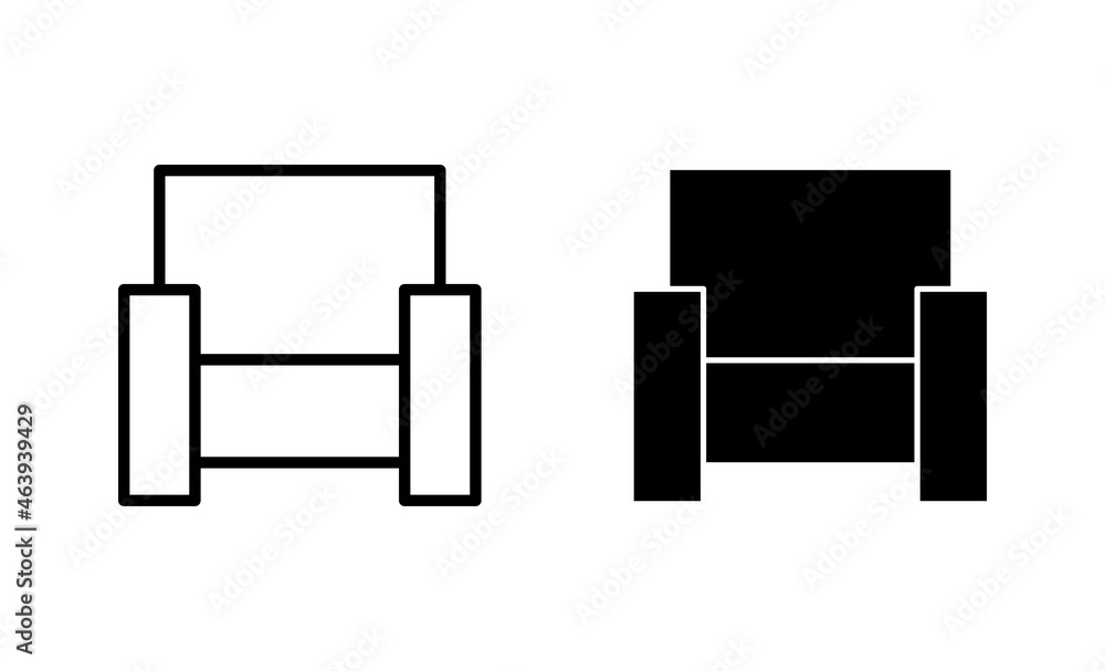 Sofa icons set. sofa sign and symbol. furniture icon Sofa icons set. sofa sign and symbol. furniture icon