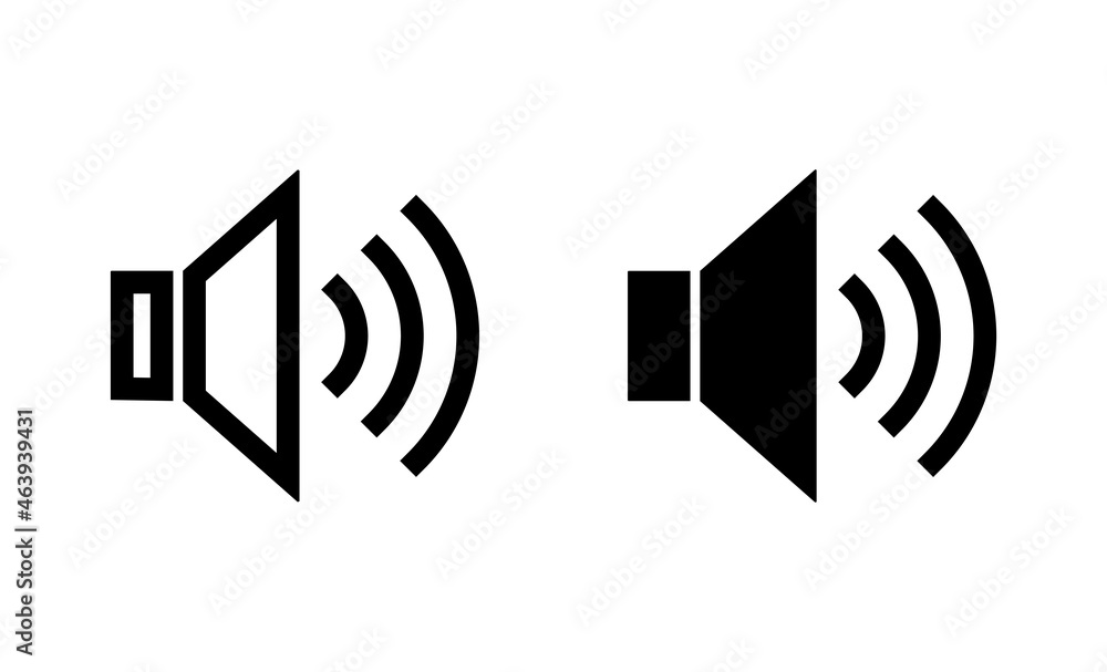 Speaker icons set. volume sign and symbol. loudspeaker icon. sound symbol Speaker icons set. volume sign and symbol. loudspeaker icon. sound symbol