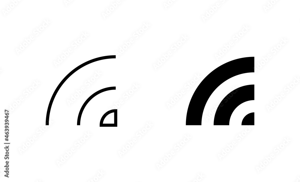 Wifi icons set. signal sign and symbol. Wireless icon Wifi icons set. signal sign and symbol. Wireless icon