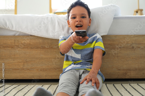 Little African-American boy...