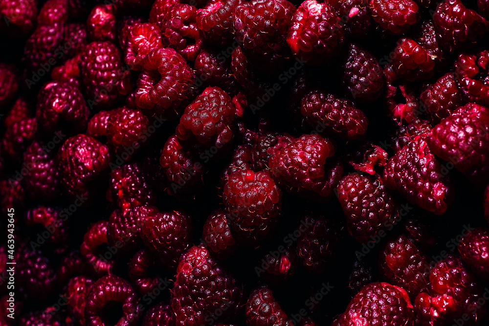 raspberry fruit background