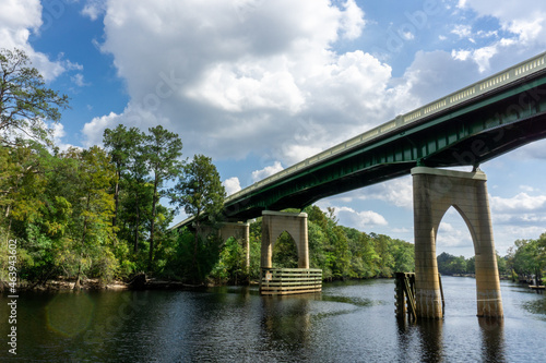 Beautiful view of Conway Riverwalk, USA photo