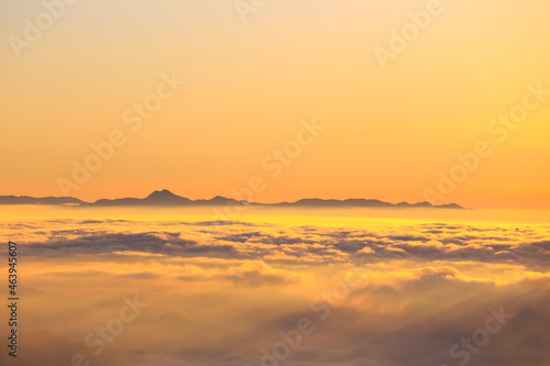 sunrise over the mountains © mutai