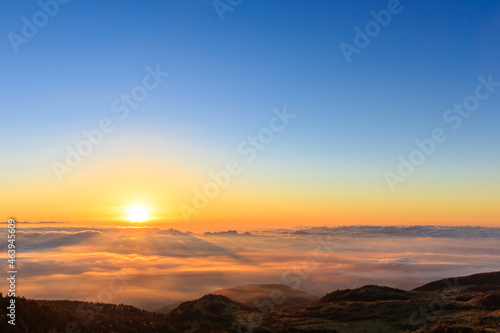 sunrise over the mountains © mutai