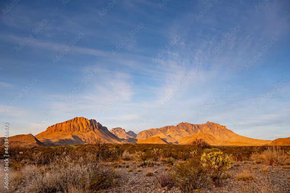 Chisos Mountains from Big Bend Valley