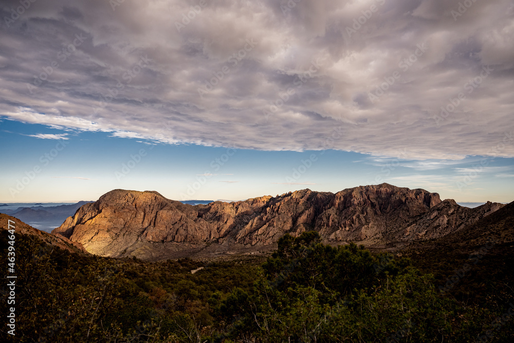 Clouds Cast Shadows Over Chisos Basin