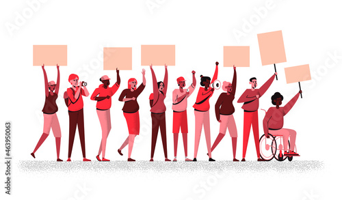 Social Justice - group of people protest