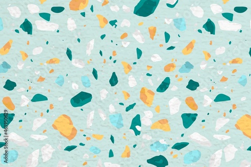 Aesthetic background, Terrazzo pattern, abstract design