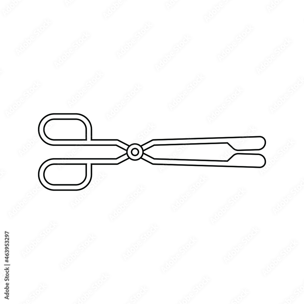 tongs icon. sign design. vector illustration tongs icon. sign design. vector illustration