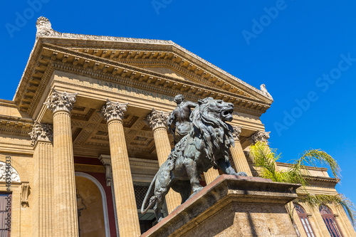 Massimo theatre in Palermo photo