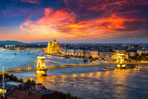 Panoramic view of Budapest