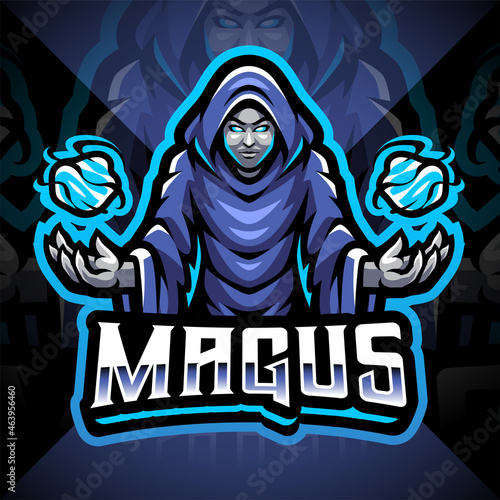 Magus esport mascot logo design
