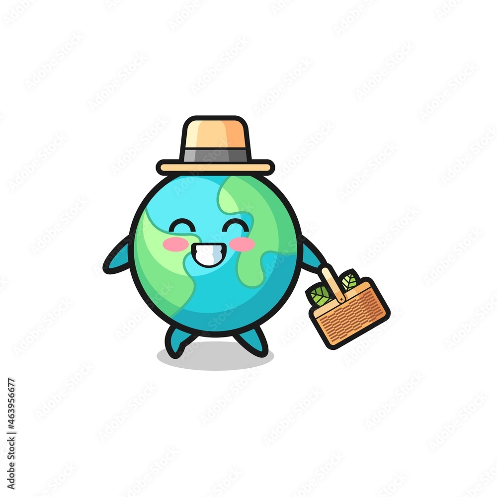 earth herbalist character searching a herbal earth herbalist character searching a herbal