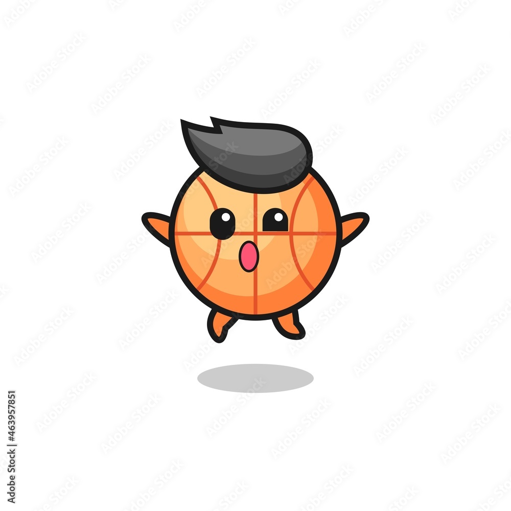 basketball character is jumping gesture basketball character is jumping gesture