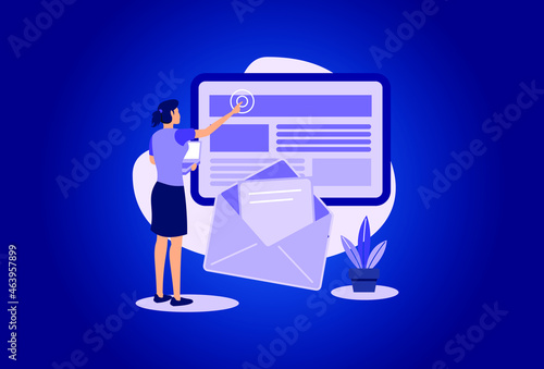 Get in touch illustration exclusive design inspiration