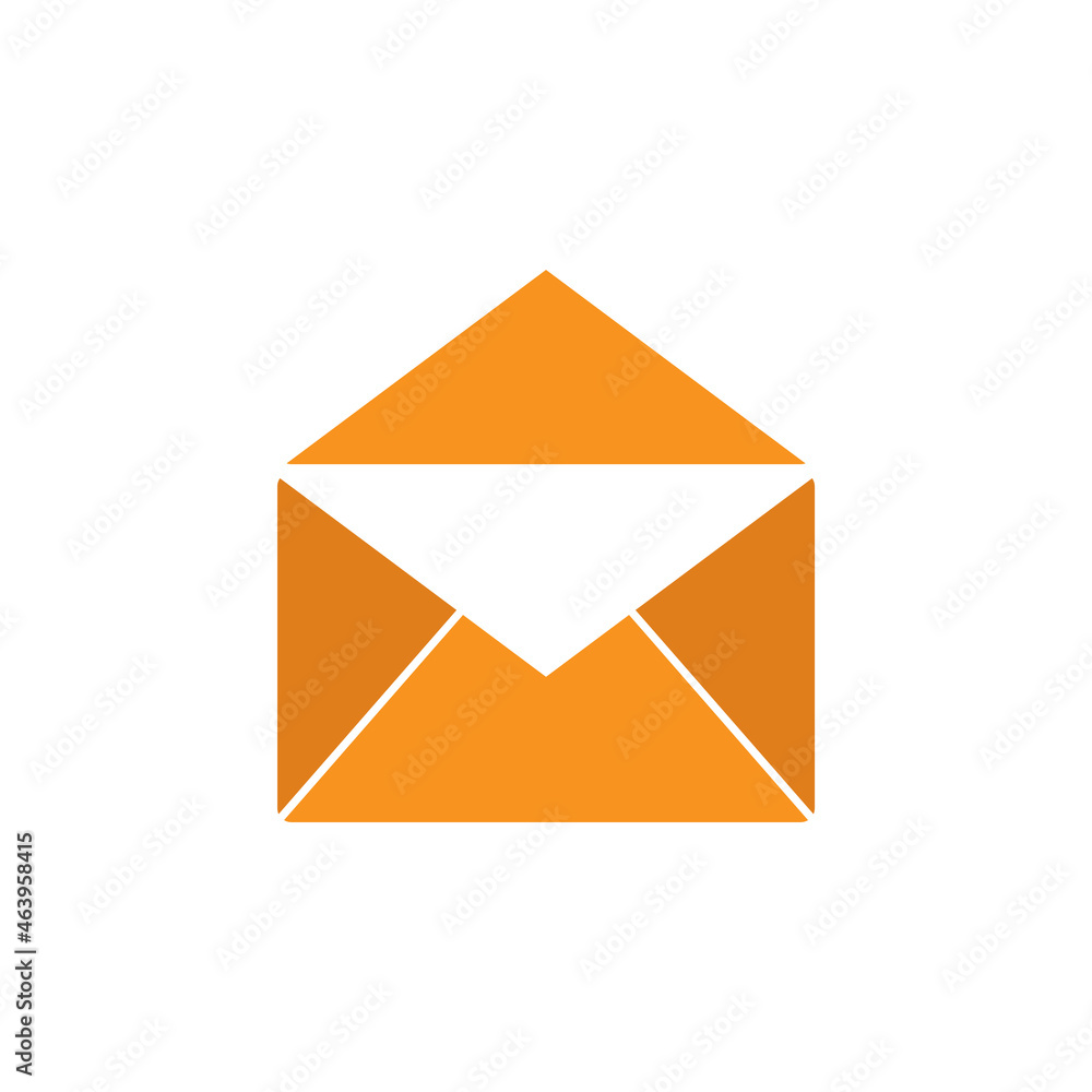 envelope icon design template vector isolated illustration envelope icon design template vector isolated illustration