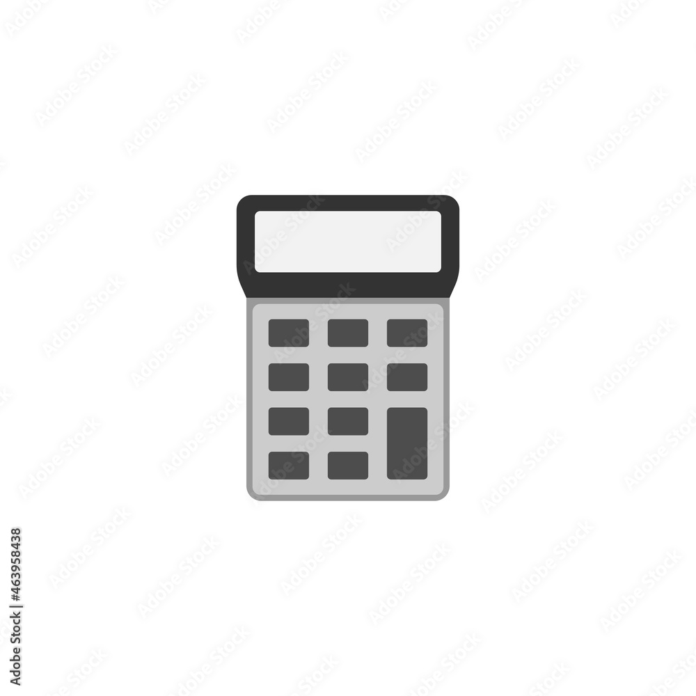 calculator icon design template vector isolated illustration calculator icon design template vector isolated illustration