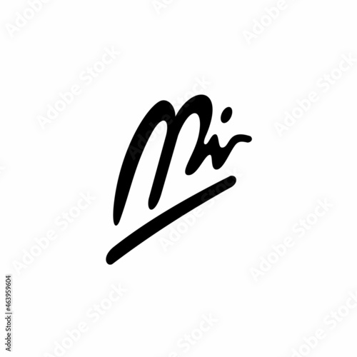 Signature logo design. product brand design