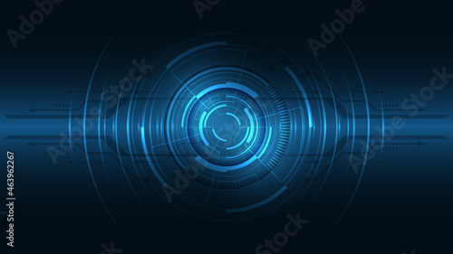 Technology background Hi-tech communication concept innovation abstract background vector illustration