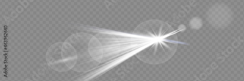 Vector transparent sunlight special lens flare light effect.