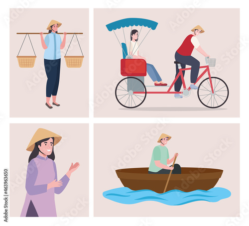 vietnamese group people