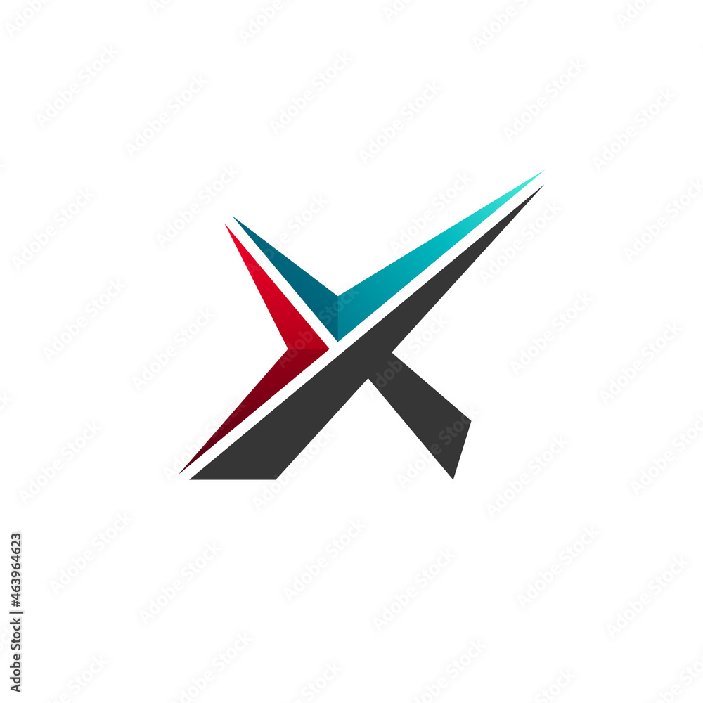 Letter X logo and modern style logos