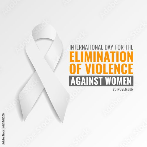 Vector Illustration of International Day for the Elimination of Violence against Women
