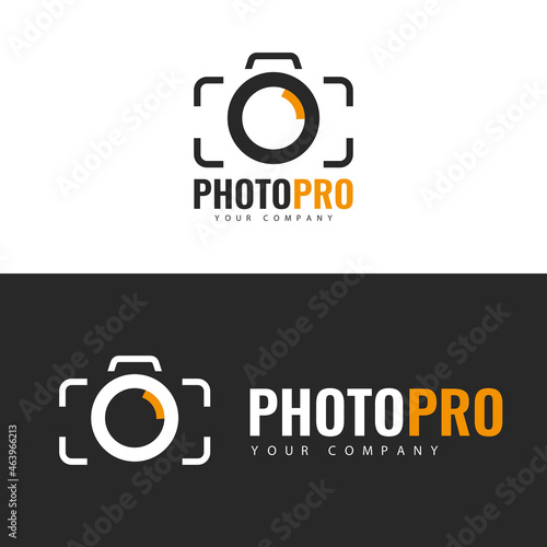 Logo template. Photo Studio Logo design.
 photo