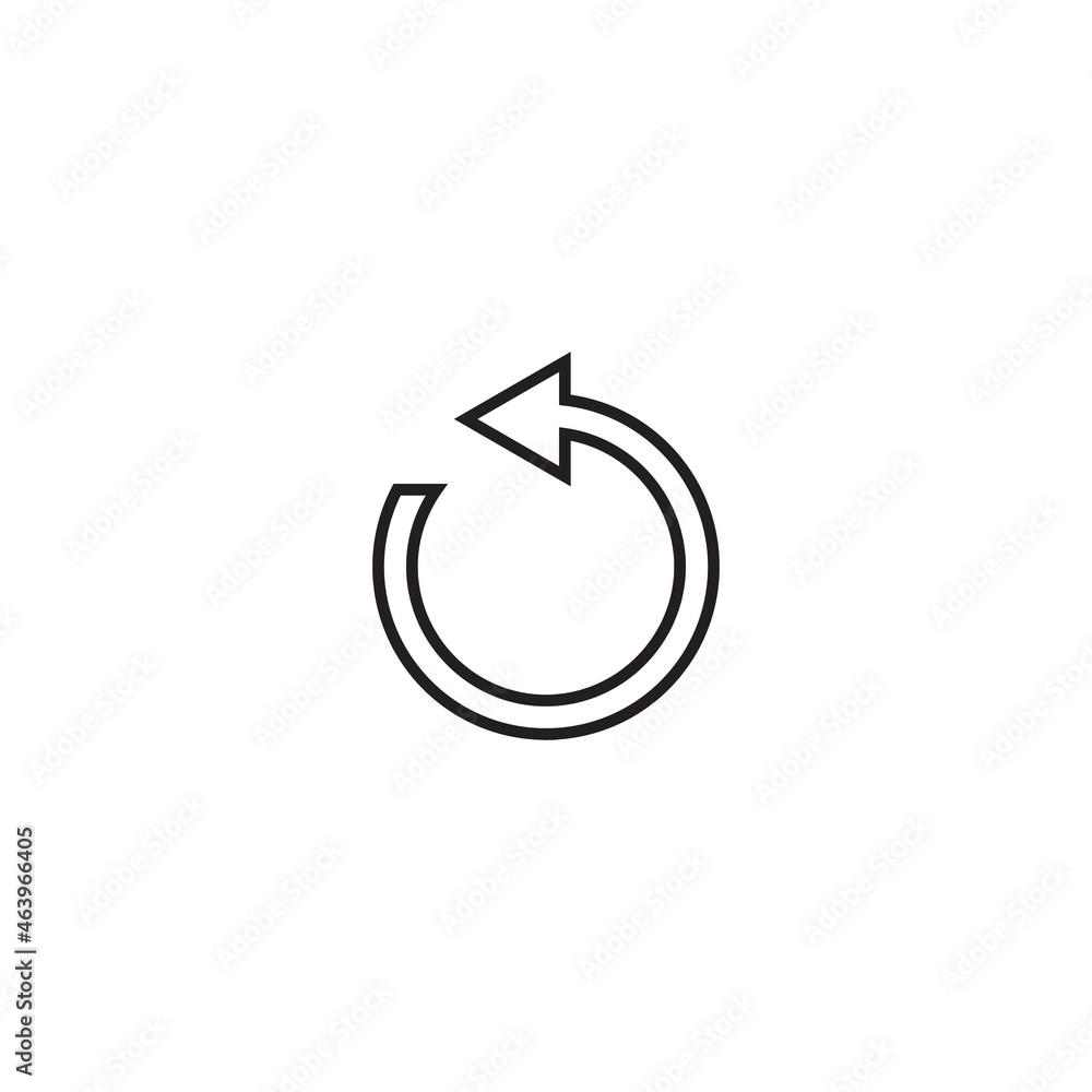 Internet and interface concept. Modern outline high quality illustration for banners, flyers and web sites. Editable stroke in trendy flat style. Line icon of round cursor isolated on white background Internet and interface concept. Modern outline high quality illustration for banners, flyers and web sites. Editable stroke in trendy flat style. Line icon of round cursor isolated on white background