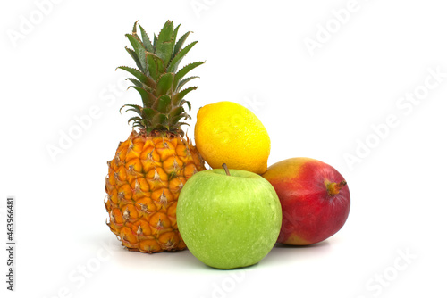 Assortment of fresh healthy fruits