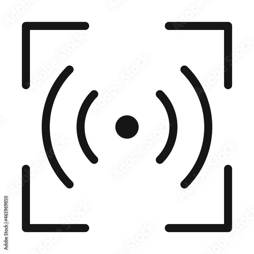 Access point icon, vector drawing, symbol for mobile applications


