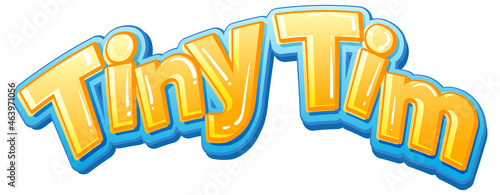 Tiny Tim logo text design